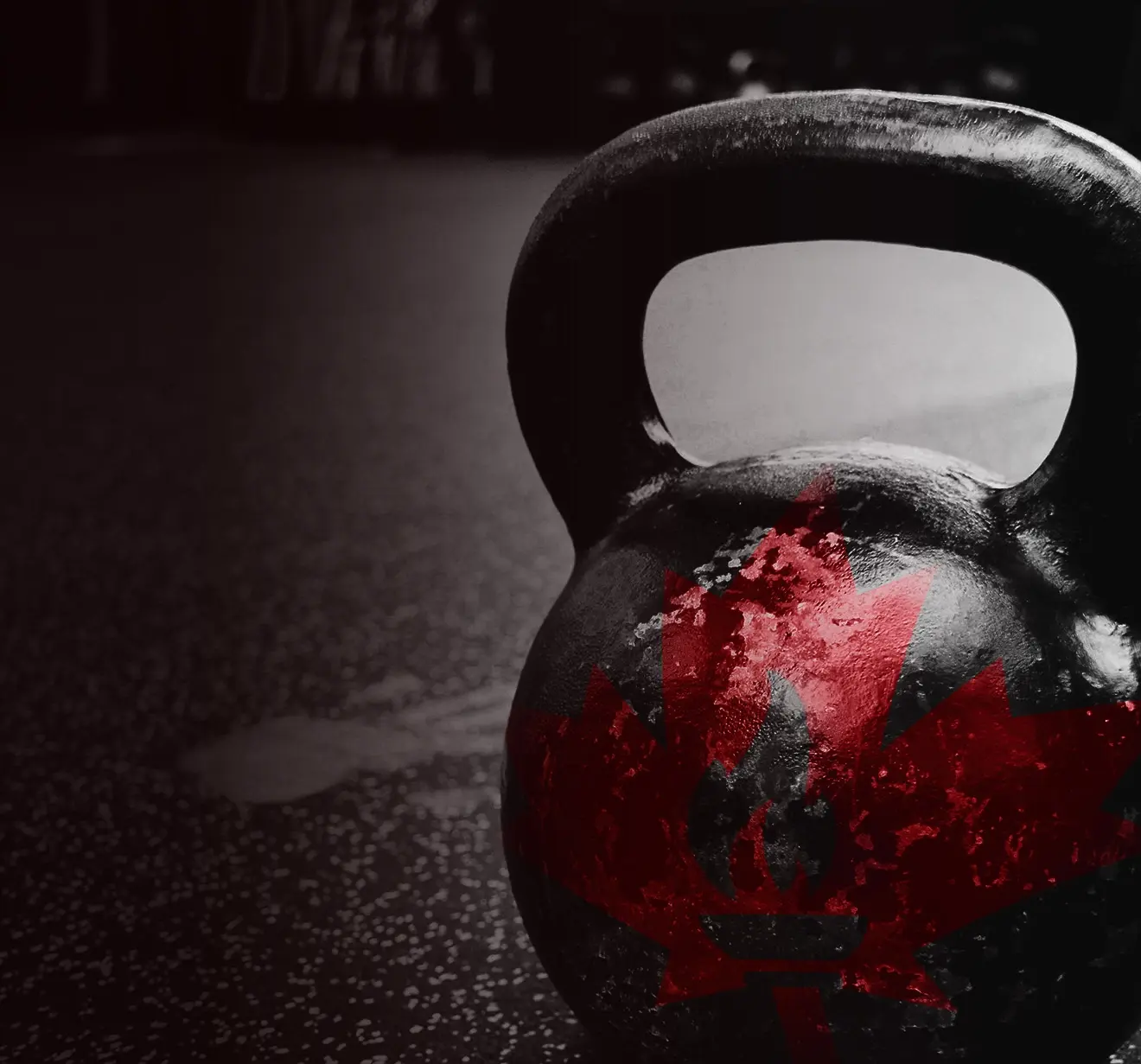 Kettlebell with CFS Barbarians logo